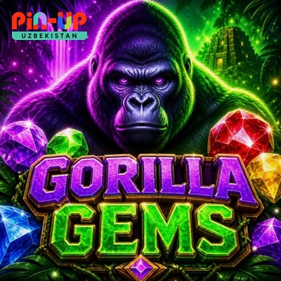 Gorilla Gems — Pin-Up Online O‘zbekiston Premium slot «Gorilla Gems» — lobby preview